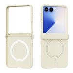 Custodia magnetica per telefono ABEEL 3 in 1 in silicone liquido, delicata sulla pelle., For Galaxy Z Flip8 5G, For Samsung Galaxy Z Flip7 5G, For Samsung Galaxy Z Flip6, For Samsung Galaxy Z Flip5