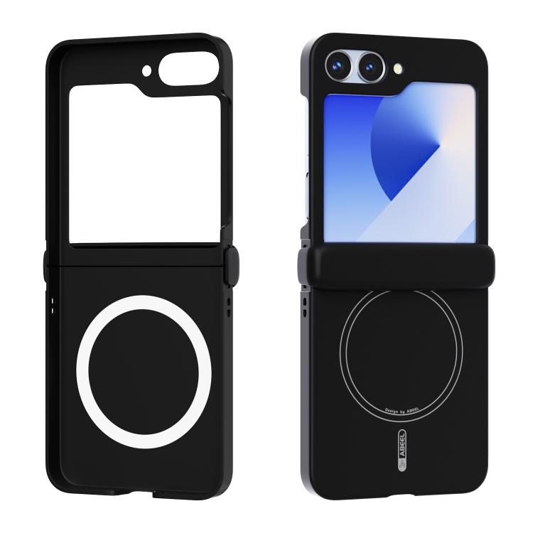 Custodia magnetica per telefono ABEEL 3 in 1 in silicone liquido, delicata sulla pelle., For Galaxy Z Flip8 5G, For Samsung Galaxy Z Flip7 5G, For Samsung Galaxy Z Flip6, For Samsung Galaxy Z Flip5