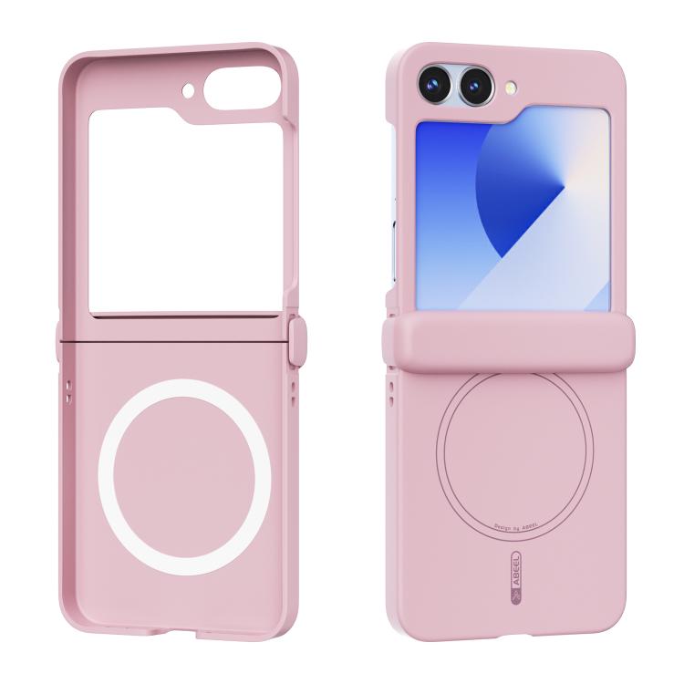 Custodia magnetica per telefono ABEEL 3 in 1 in silicone liquido, delicata sulla pelle., For Galaxy Z Flip8 5G, For Samsung Galaxy Z Flip7 5G, For Samsung Galaxy Z Flip6, For Samsung Galaxy Z Flip5