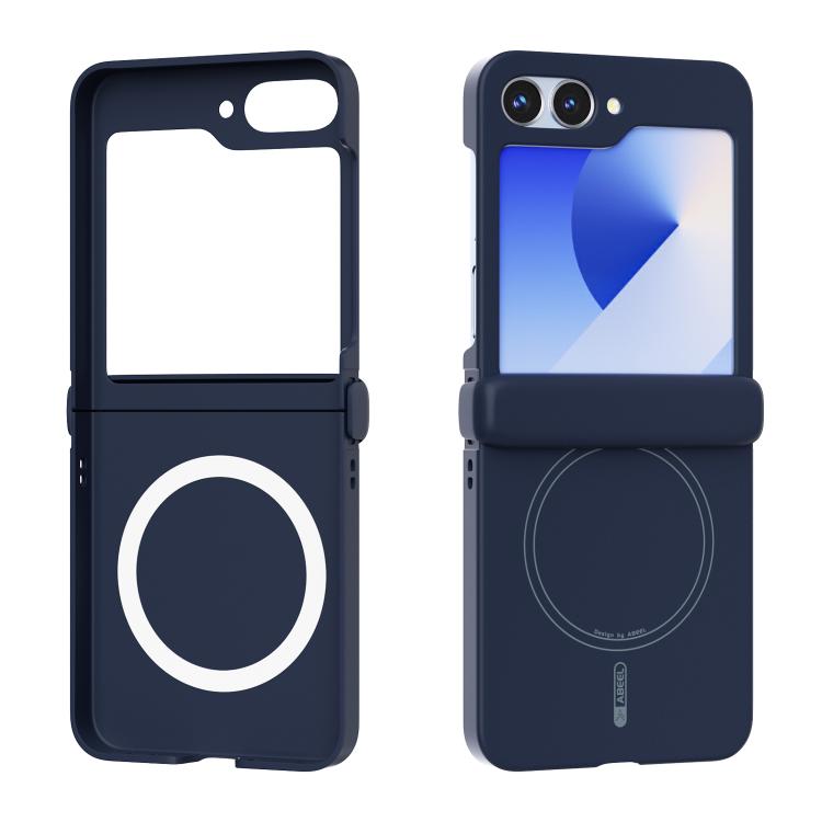 Custodia magnetica per telefono ABEEL 3 in 1 in silicone liquido, delicata sulla pelle., For Galaxy Z Flip8 5G, For Samsung Galaxy Z Flip7 5G, For Samsung Galaxy Z Flip6, For Samsung Galaxy Z Flip5