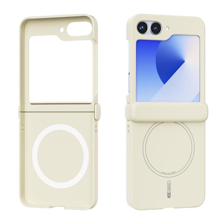 Custodia magnetica per telefono ABEEL 3 in 1 in silicone liquido, delicata sulla pelle., For Galaxy Z Flip8 5G, For Samsung Galaxy Z Flip7 5G, For Samsung Galaxy Z Flip6, For Samsung Galaxy Z Flip5