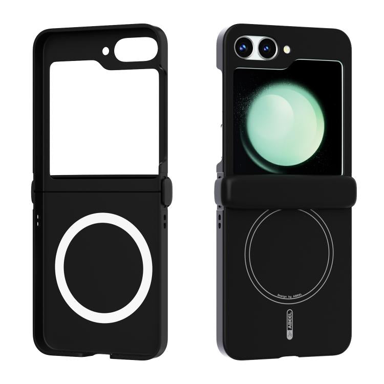 Custodia magnetica per telefono ABEEL 3 in 1 in silicone liquido, delicata sulla pelle., For Galaxy Z Flip8 5G, For Samsung Galaxy Z Flip7 5G, For Samsung Galaxy Z Flip6, For Samsung Galaxy Z Flip5