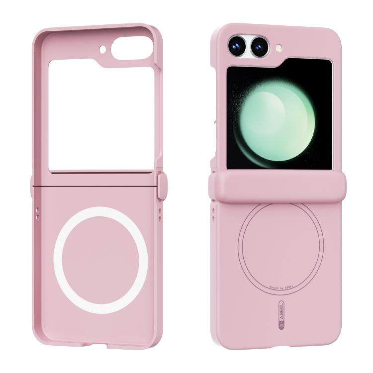 Custodia magnetica per telefono ABEEL 3 in 1 in silicone liquido, delicata sulla pelle., For Galaxy Z Flip8 5G, For Samsung Galaxy Z Flip7 5G, For Samsung Galaxy Z Flip6, For Samsung Galaxy Z Flip5