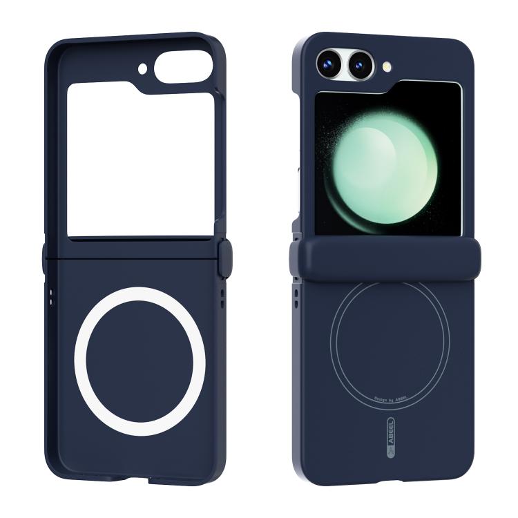 Custodia magnetica per telefono ABEEL 3 in 1 in silicone liquido, delicata sulla pelle., For Galaxy Z Flip8 5G, For Samsung Galaxy Z Flip7 5G, For Samsung Galaxy Z Flip6, For Samsung Galaxy Z Flip5