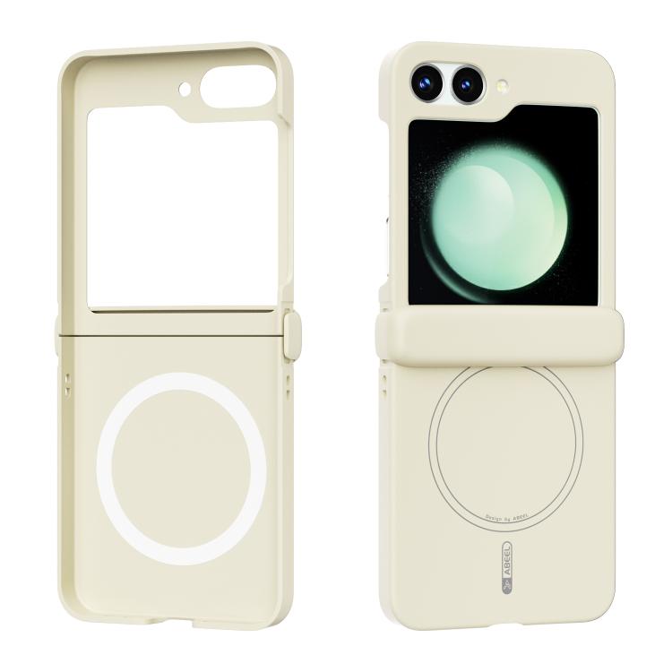 Custodia magnetica per telefono ABEEL 3 in 1 in silicone liquido, delicata sulla pelle., For Galaxy Z Flip8 5G, For Samsung Galaxy Z Flip7 5G, For Samsung Galaxy Z Flip6, For Samsung Galaxy Z Flip5
