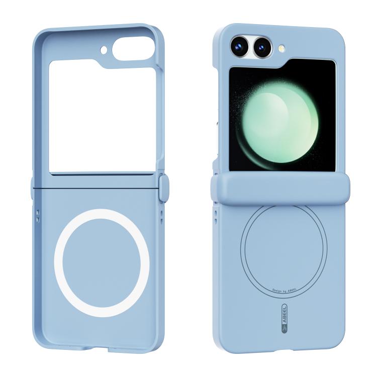 Custodia magnetica per telefono ABEEL 3 in 1 in silicone liquido, delicata sulla pelle., For Galaxy Z Flip8 5G, For Samsung Galaxy Z Flip7 5G, For Samsung Galaxy Z Flip6, For Samsung Galaxy Z Flip5
