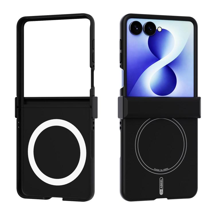 Custodia magnetica per telefono ABEEL 3 in 1 in silicone liquido, delicata sulla pelle., For Galaxy Z Flip8 5G, For Samsung Galaxy Z Flip7 5G, For Samsung Galaxy Z Flip6, For Samsung Galaxy Z Flip5