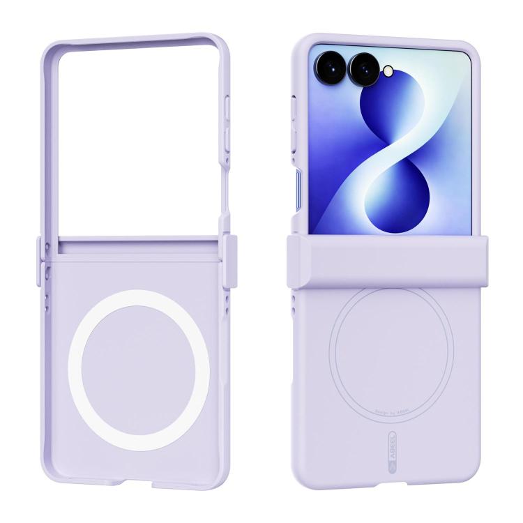 Custodia magnetica per telefono ABEEL 3 in 1 in silicone liquido, delicata sulla pelle., For Galaxy Z Flip8 5G, For Samsung Galaxy Z Flip7 5G, For Samsung Galaxy Z Flip6, For Samsung Galaxy Z Flip5