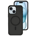 Colori cristallini, sensazione delicata sulla pelle, custodia magnetica in silicone liquido per telefono, For iPhone 15