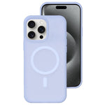 Colori cristallini, sensazione delicata sulla pelle, custodia magnetica in silicone liquido per telefono, For iPhone 15 Pro Max, For iPhone 15 Pro