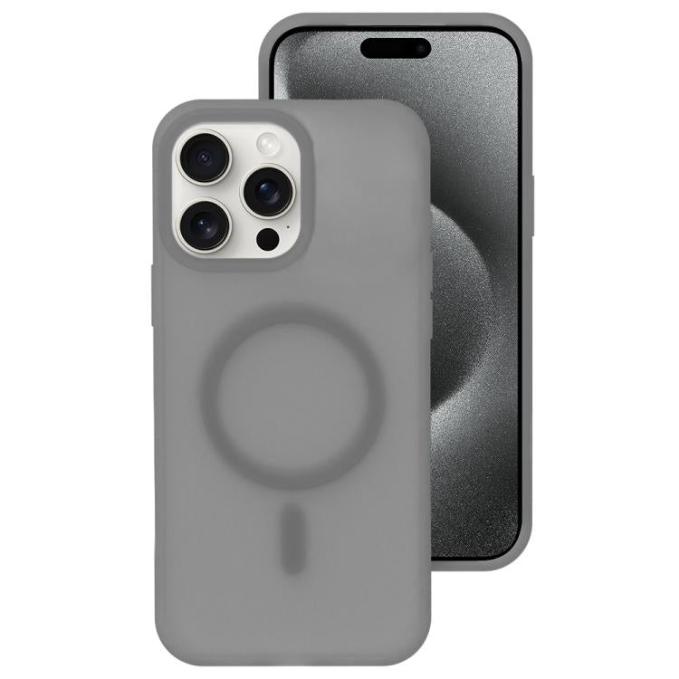 Colori cristallini, sensazione delicata sulla pelle, custodia magnetica in silicone liquido per telefono, For iPhone 15 Pro Max, For iPhone 15 Pro