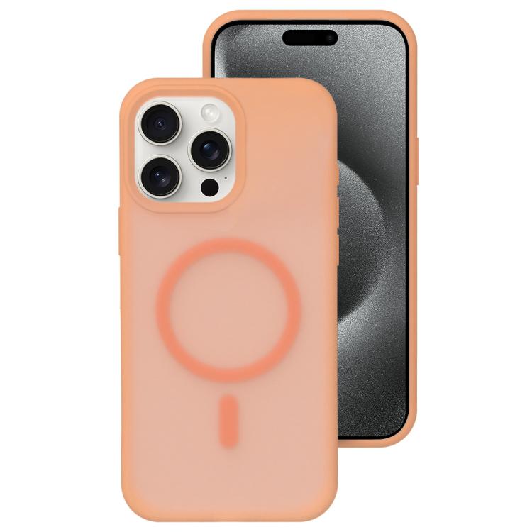 Colori cristallini, sensazione delicata sulla pelle, custodia magnetica in silicone liquido per telefono, For iPhone 15 Pro Max, For iPhone 15 Pro
