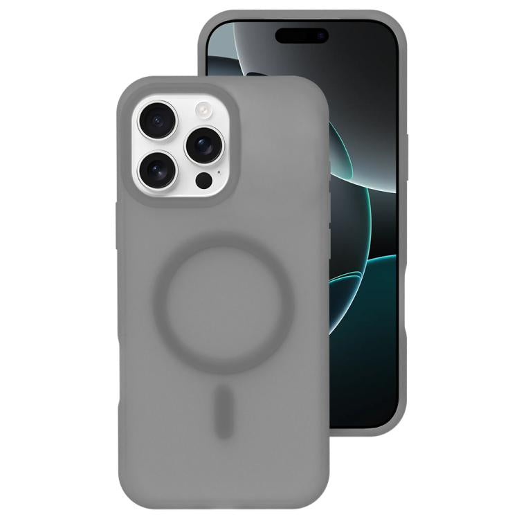 Colori cristallini, sensazione delicata sulla pelle, custodia magnetica in silicone liquido per telefono, For iPhone 17, For iPhone 16 Pro Max