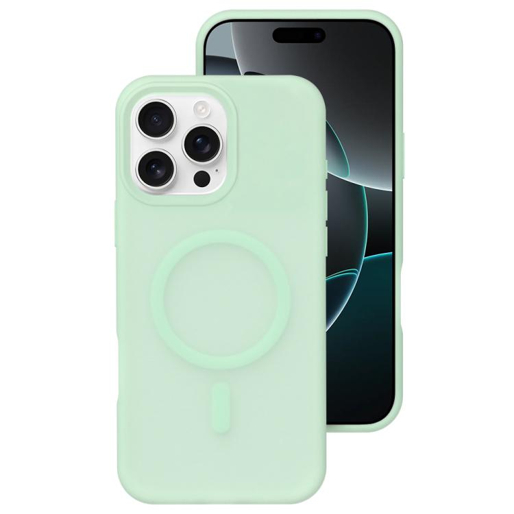 Colori cristallini, sensazione delicata sulla pelle, custodia magnetica in silicone liquido per telefono, For iPhone 16 Pro, For iPhone 16