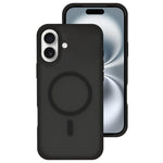 Colori cristallini, sensazione delicata sulla pelle, custodia magnetica in silicone liquido per telefono, For iPhone 16 Pro, For iPhone 16