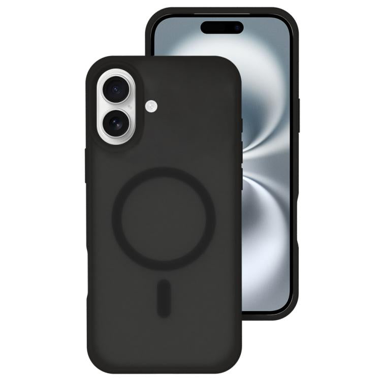 Colori cristallini, sensazione delicata sulla pelle, custodia magnetica in silicone liquido per telefono, For iPhone 16 Pro, For iPhone 16