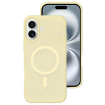 Colori cristallini, sensazione delicata sulla pelle, custodia magnetica in silicone liquido per telefono, For iPhone 16 Pro, For iPhone 16