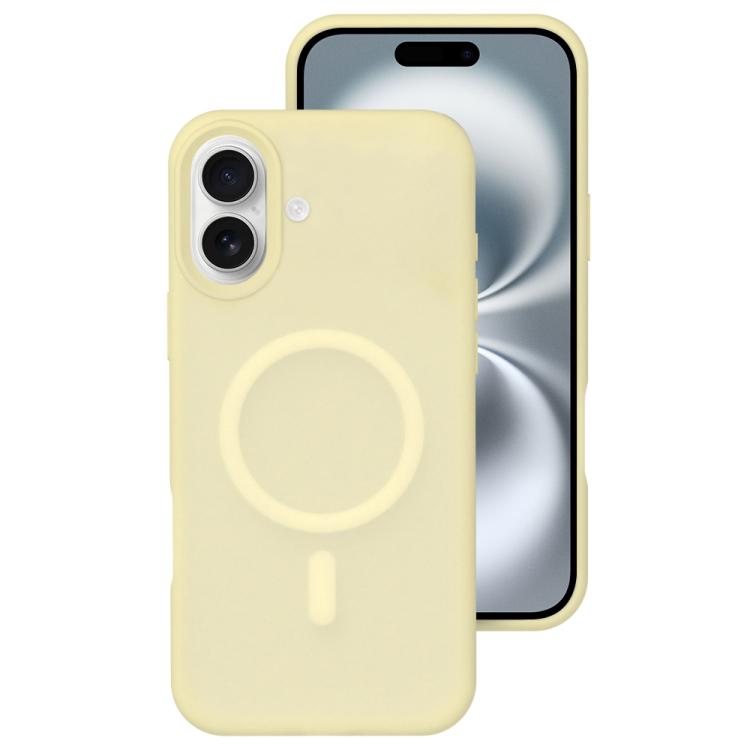 Colori cristallini, sensazione delicata sulla pelle, custodia magnetica in silicone liquido per telefono, For iPhone 16 Pro, For iPhone 16