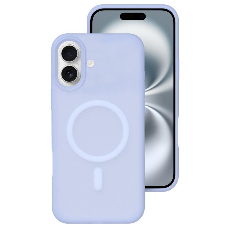 Colori cristallini, sensazione delicata sulla pelle, custodia magnetica in silicone liquido per telefono, For iPhone 16 Pro, For iPhone 16