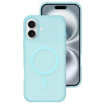 Colori cristallini, sensazione delicata sulla pelle, custodia magnetica in silicone liquido per telefono, For iPhone 16 Pro, For iPhone 16