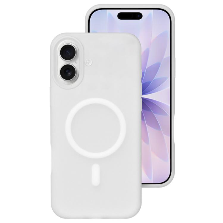 Colori cristallini, sensazione delicata sulla pelle, custodia magnetica in silicone liquido per telefono, For iPhone 17, For iPhone 16 Pro Max
