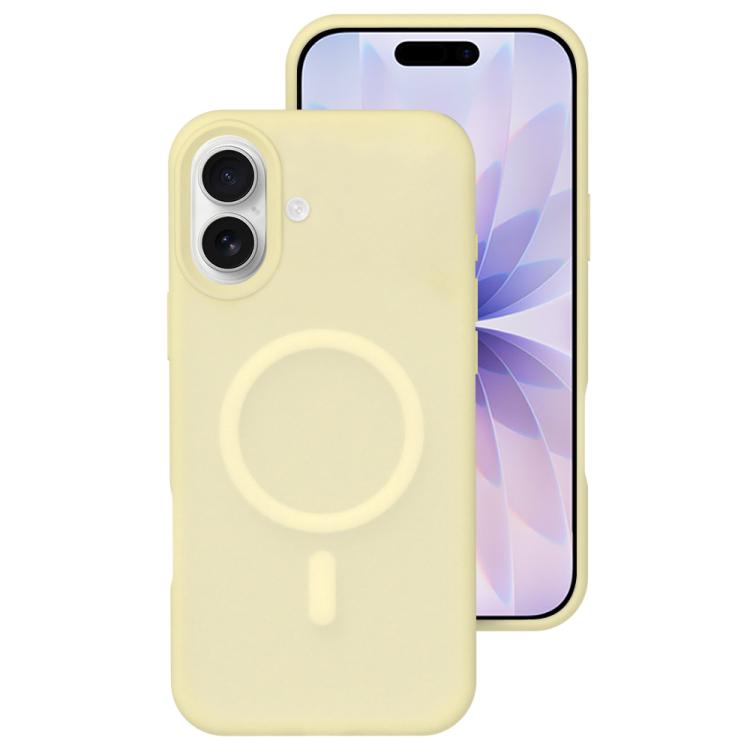 Colori cristallini, sensazione delicata sulla pelle, custodia magnetica in silicone liquido per telefono, For iPhone 17, For iPhone 16 Pro Max