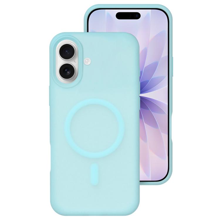 Colori cristallini, sensazione delicata sulla pelle, custodia magnetica in silicone liquido per telefono, For iPhone 17, For iPhone 16 Pro Max