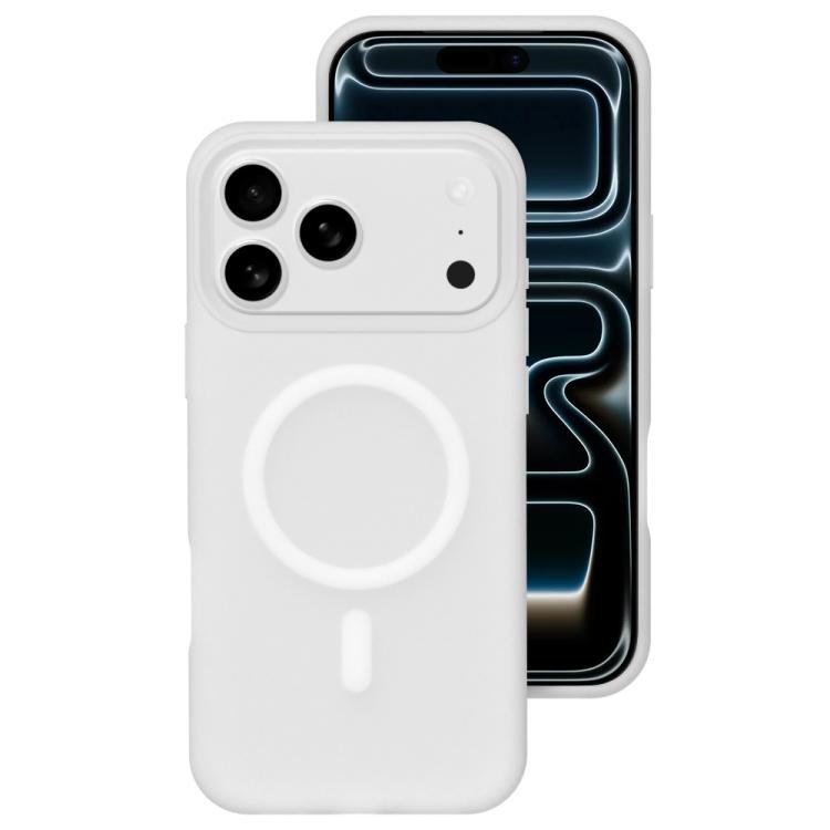 Colori cristallini, sensazione delicata sulla pelle, custodia magnetica in silicone liquido per telefono, For iPhone 17 Pro Max, For iPhone 17 Pro