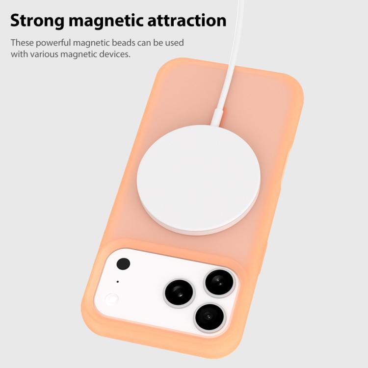 Colori cristallini, sensazione delicata sulla pelle, custodia magnetica in silicone liquido per telefono, For iPhone 16 Pro, For iPhone 16