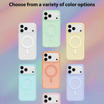 Colori cristallini, sensazione delicata sulla pelle, custodia magnetica in silicone liquido per telefono, For iPhone 17 Pro Max, For iPhone 17 Pro