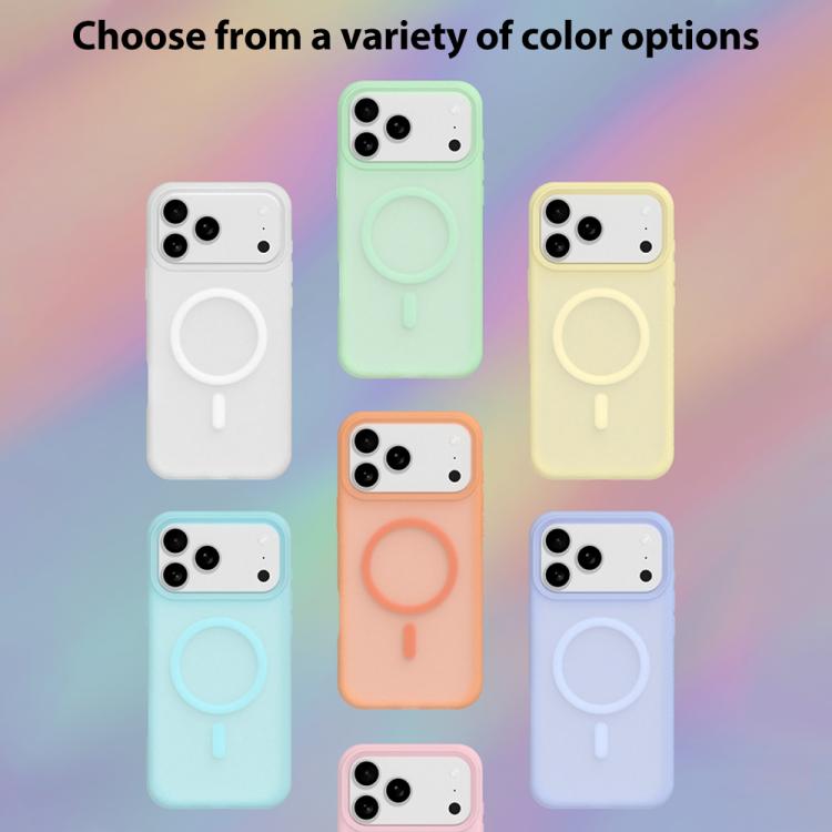 Colori cristallini, sensazione delicata sulla pelle, custodia magnetica in silicone liquido per telefono, For iPhone 17, For iPhone 16 Pro Max