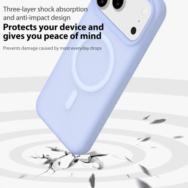 Colori cristallini, sensazione delicata sulla pelle, custodia magnetica in silicone liquido per telefono, For iPhone 15 Pro Max, For iPhone 15 Pro