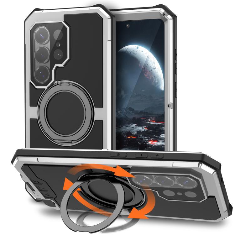 Custodia per telefono R-JUST Life impermeabile, antipolvere e con supporto magnetico MagSafe., For Samsung Galaxy S26 Ultra 5G