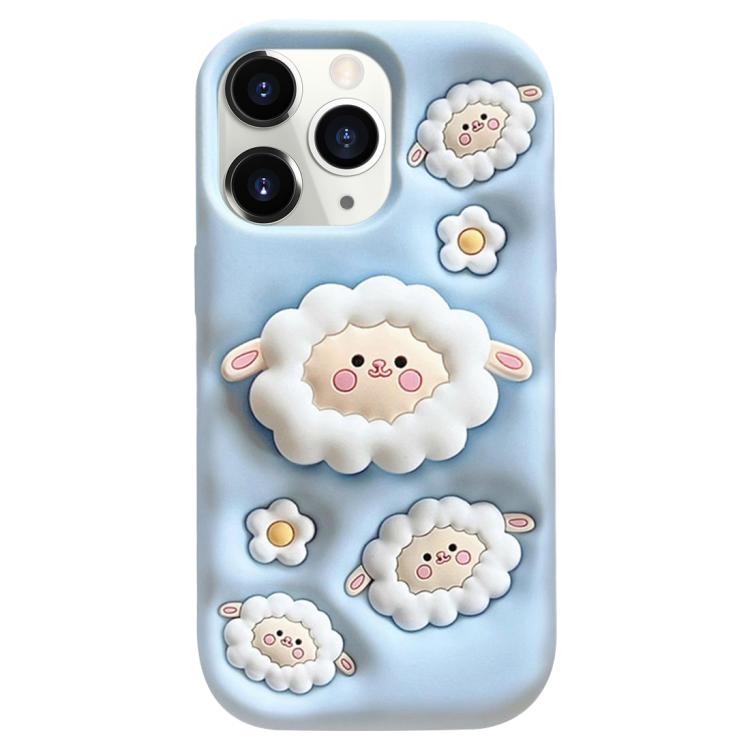 Custodia per telefono in silicone antiurto con supporto 3D a tema cartoni animati, copertura completa., For iPhone 17 Pro Max, For iPhone 17 Pro, For iPhone 17, For iPhone 16 Pro Max, For iPhone 16 Pro, For iPhone 16, For iPhone 15 Pro Max             ...