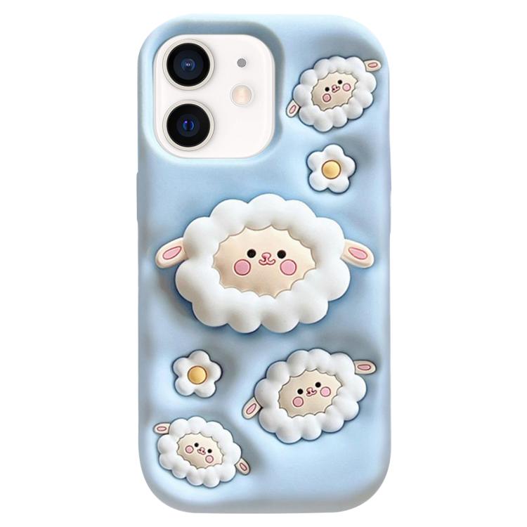 Custodia per telefono in silicone antiurto con supporto 3D a tema cartoni animati, copertura completa., For iPhone 17 Pro Max, For iPhone 17 Pro, For iPhone 17, For iPhone 16 Pro Max, For iPhone 16 Pro, For iPhone 16, For iPhone 15 Pro Max             ...
