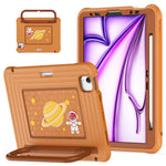 Custodia ibrida in silicone per tablet PC con maniglia e tracolla, For iPad Air 11 2026 / 2025 / 2024, For iPad 2025 / 2022, For iPad mini 2024 / mini 6