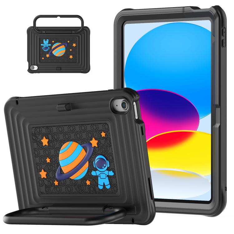 Custodia ibrida in silicone per tablet PC con maniglia e tracolla, For iPad Air 11 2026 / 2025 / 2024, For iPad 2025 / 2022, For iPad mini 2024 / mini 6