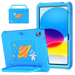 Custodia ibrida in silicone per tablet PC con maniglia e tracolla, For iPad Air 11 2026 / 2025 / 2024, For iPad 2025 / 2022, For iPad mini 2024 / mini 6