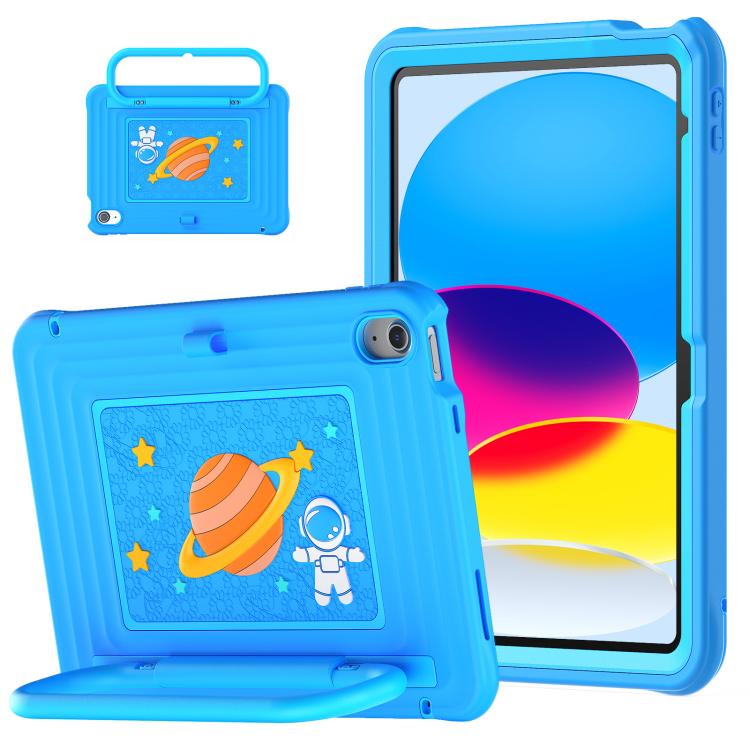 Custodia ibrida in silicone per tablet PC con maniglia e tracolla, For iPad Air 11 2026 / 2025 / 2024, For iPad 2025 / 2022, For iPad mini 2024 / mini 6
