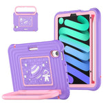 Custodia ibrida in silicone per tablet PC con maniglia e tracolla, For iPad Air 11 2026 / 2025 / 2024, For iPad 2025 / 2022, For iPad mini 2024 / mini 6