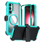 Custodia magnetica per telefono in acrilico a copertura totale con clip posteriore., For Samsung Galaxy S25 5G / S24 5G, For Samsung Galaxy S25+ 5G / S24+ 5G, For Samsung Galaxy S25 Ultra 5G