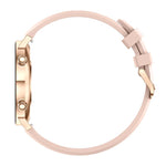 Smartwatch da donna QS03 con display AMOLED da 1,32 pollici e supporto per il monitoraggio della salute.