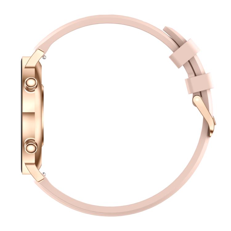 Smartwatch da donna QS03 con display AMOLED da 1,32 pollici e supporto per il monitoraggio della salute.