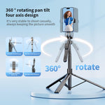 Treppiede telescopico da pavimento per smartphone