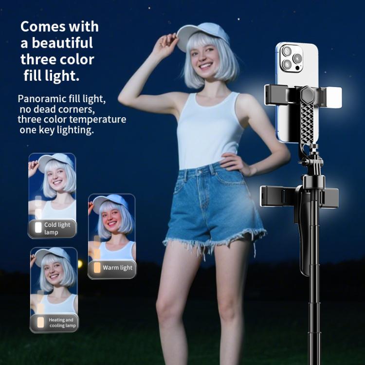 K29 Floor Standing Telescopic Phone Tripod Selfie Stick