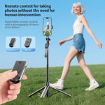 Treppiede telescopico da pavimento per smartphone
