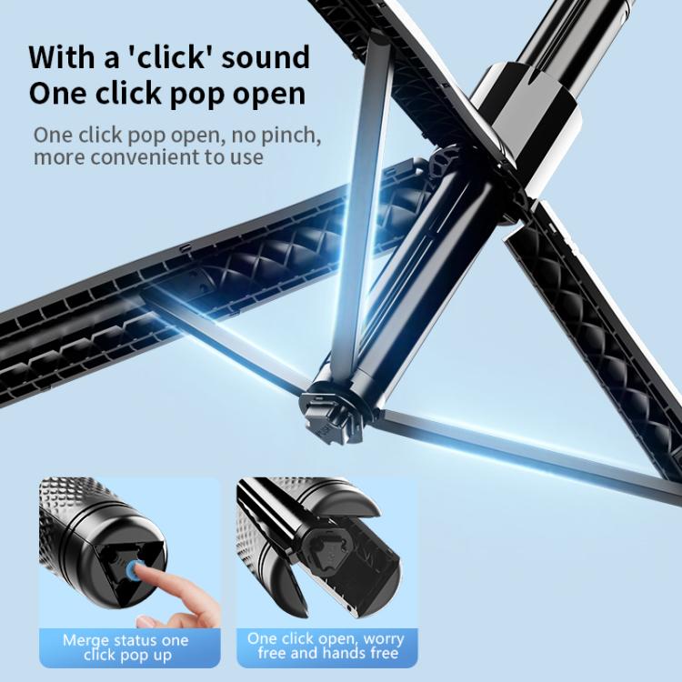 K29 Floor Standing Telescopic Phone Tripod Selfie Stick