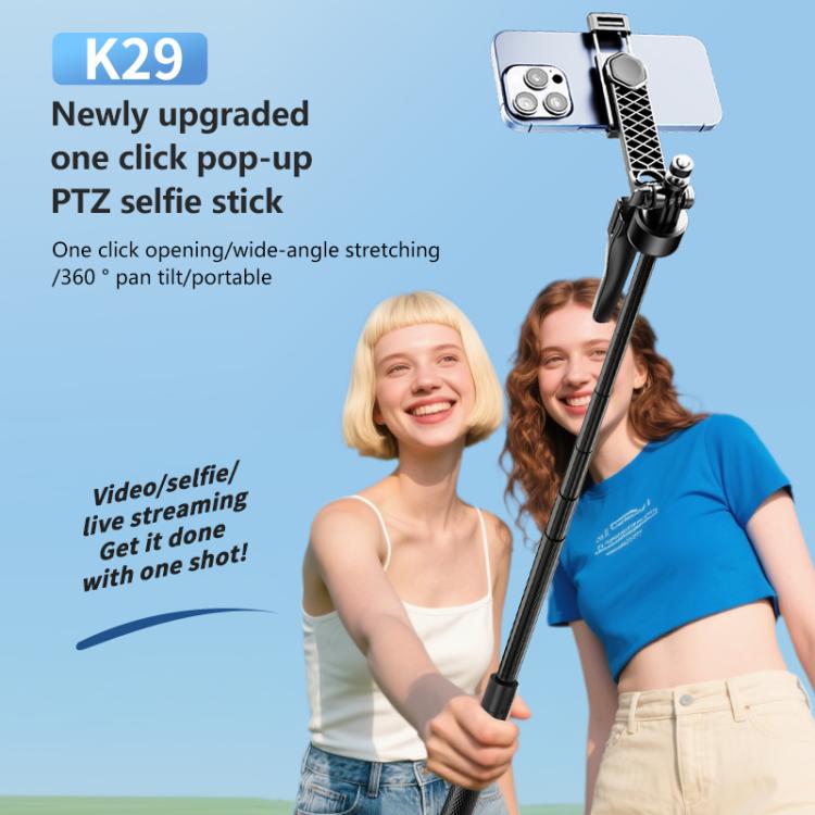 K29 Floor Standing Telescopic Phone Tripod Selfie Stick