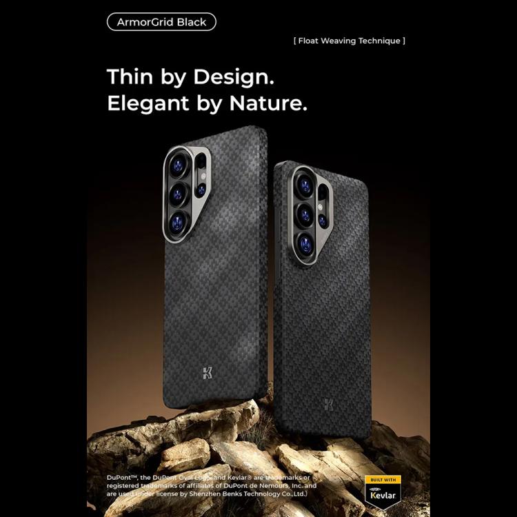 Custodia per telefono Benks Color Shield C1 Classic in Kevlar intrecciato con MagSafe., For Samsung Galaxy S26 Ultra 5G