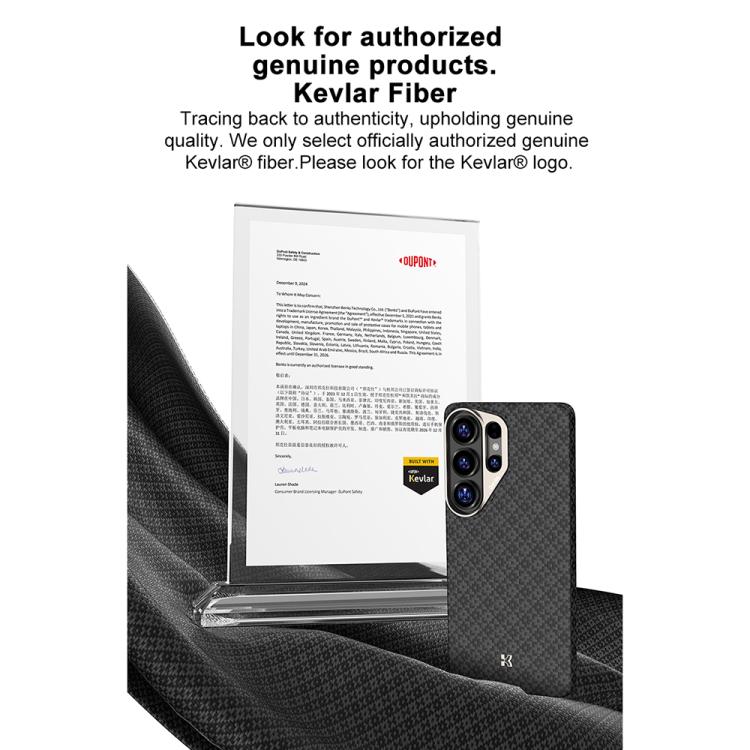 Custodia per telefono Benks Color Shield C1 Classic in Kevlar intrecciato con MagSafe., For Samsung Galaxy S26 Ultra 5G